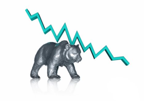 Bear + A Falling Stock Chart